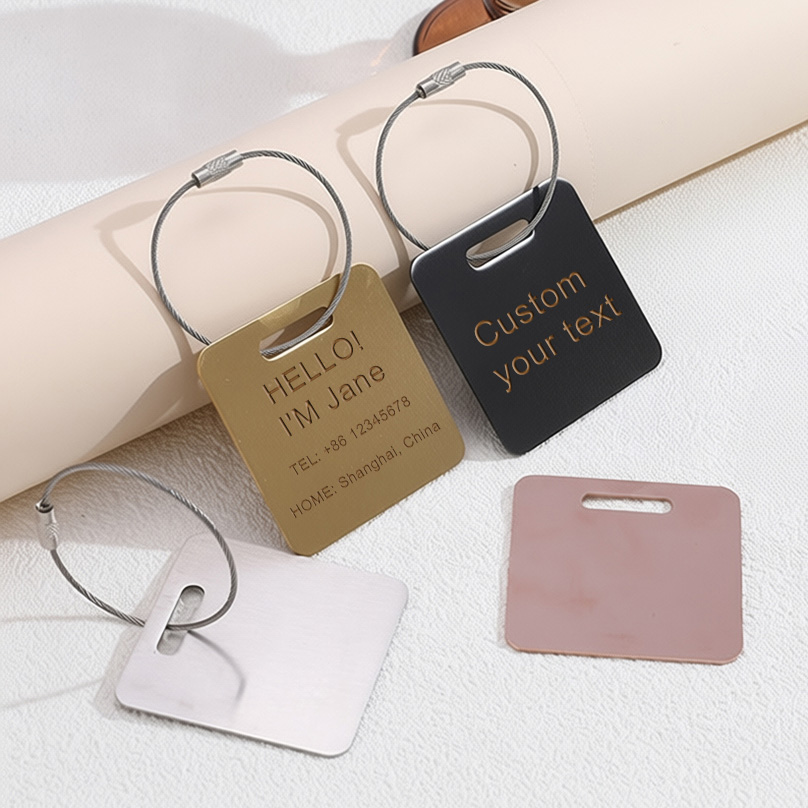 Travel Accessories List - Custom Name Luggage Tag Laser Engraving