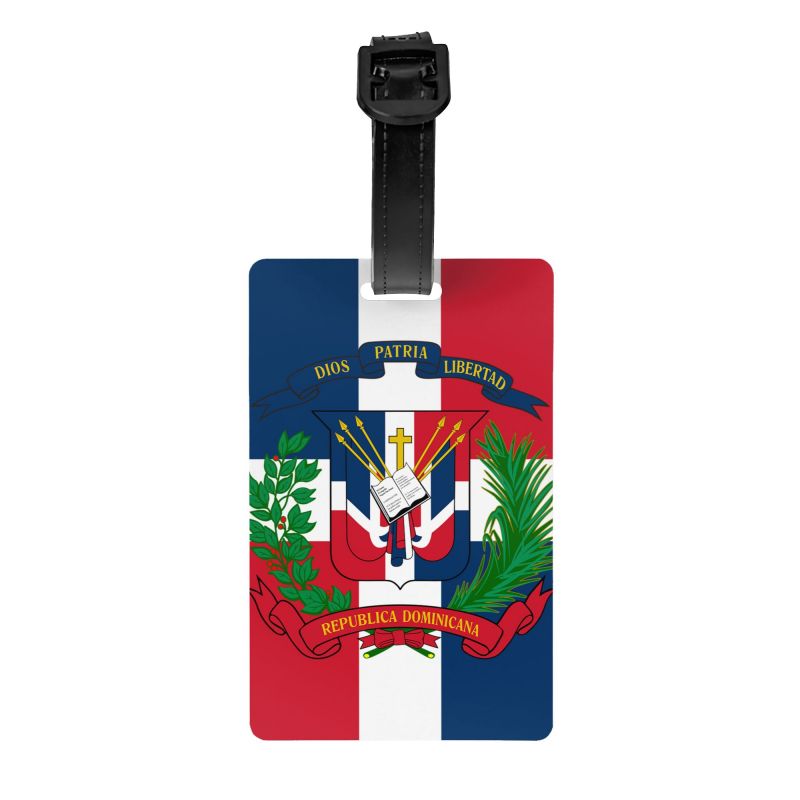 Travel Accessories Luggage Straps - Dominican Republic Flag Luggage Tag for