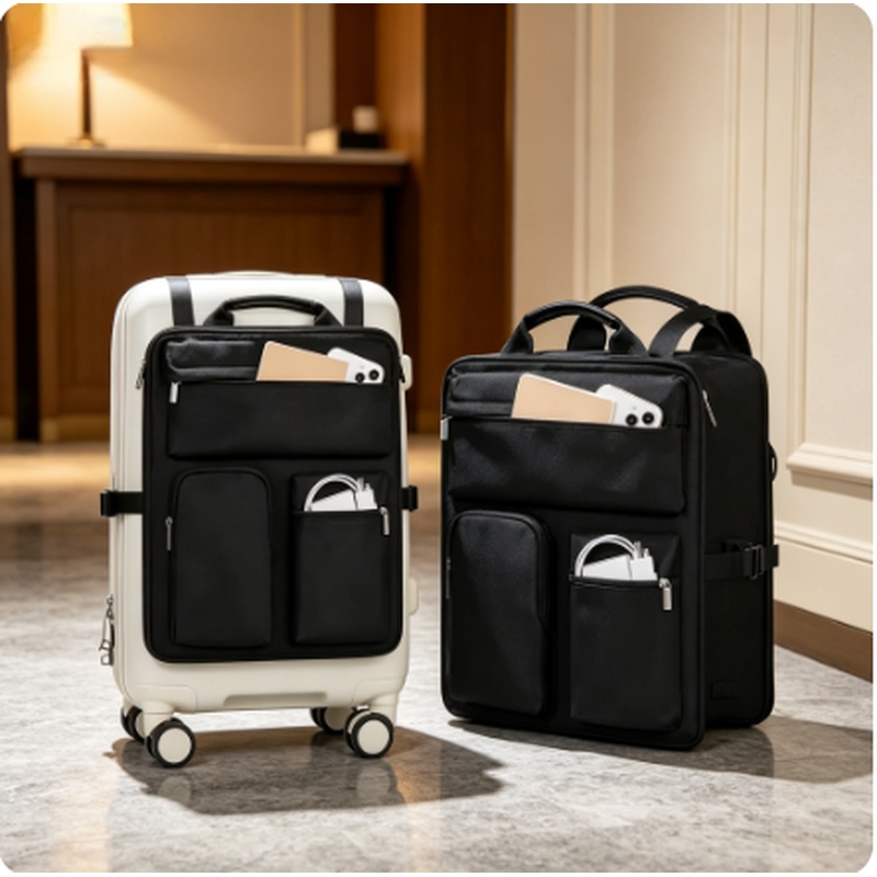 Travel Accessories List - Multi‑Pockets Luggage Organizer Bag, Heavy‑Duty Shockproof