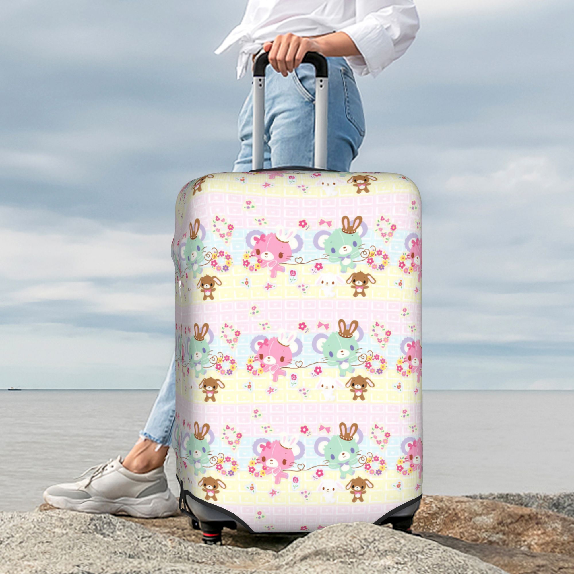 Travel Accessories Japan - Cartoon Sugarbunnies Japan Anime Luggage Cover