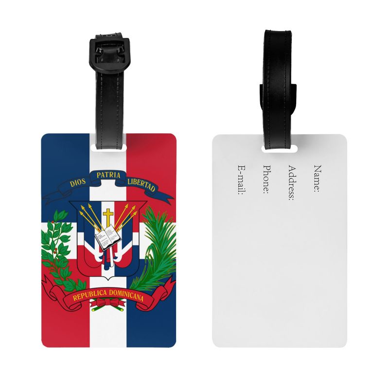 Dominican Republic Flag Luggag - Travel Accessories Luggage Straps recension och pris