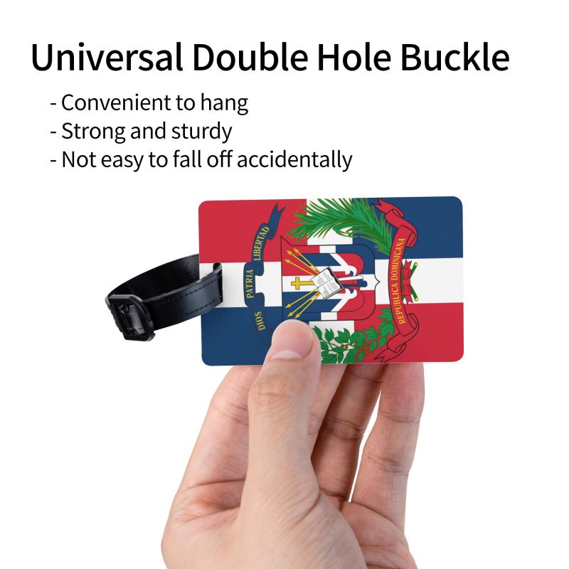 Dominican Republic Flag Luggag - Travel Accessories Luggage Straps recension och pris