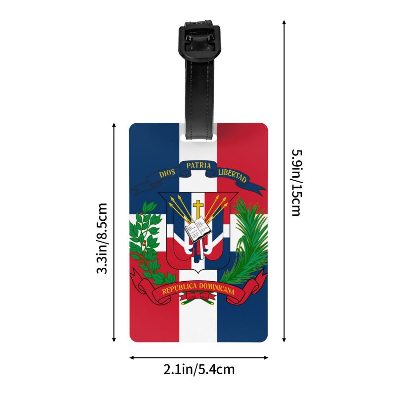 Dominican Republic Flag Luggag - Travel Accessories Luggage Straps recension och pris