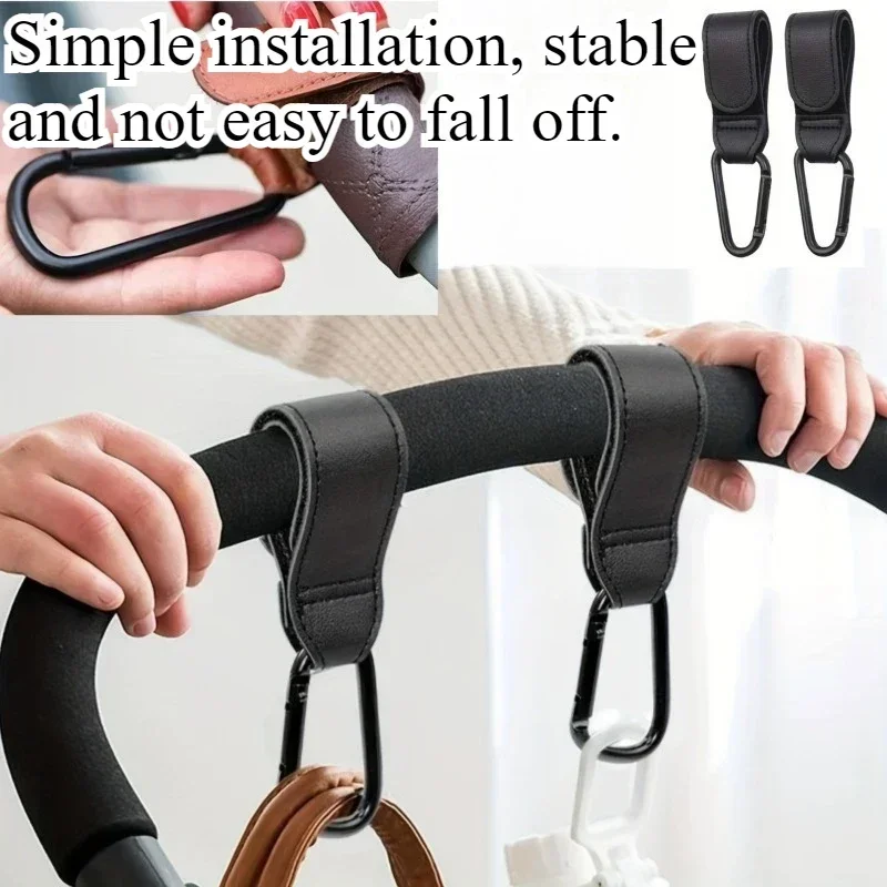 Baby Stroller Hook Fashion PU  - Travel Accessories For 6 Year Old recension och pris