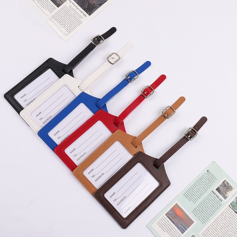 New PU Leather Luggage Tag Sui - Travel Accessories List recension och pris
