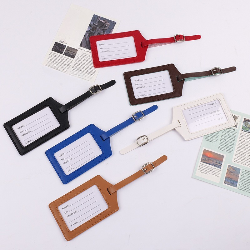 New PU Leather Luggage Tag Sui - Travel Accessories List recension och pris