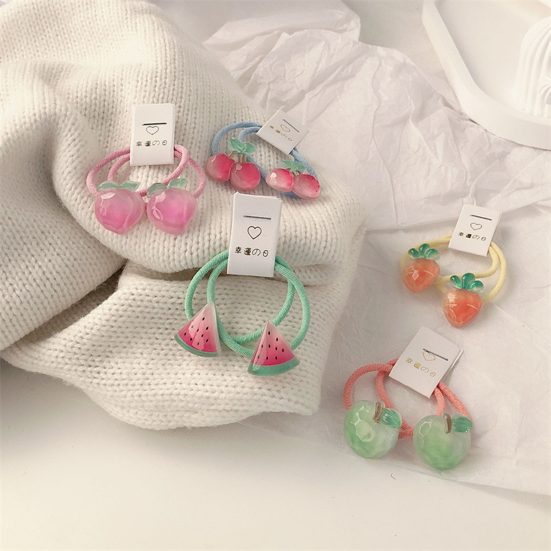 Kids Carrot Hair Ties 5 Pair N - Travel Accessories For 6 Year Old recension och pris