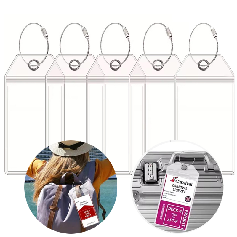 5Pcs Transparent Cruise Luggag - Travel Accessories List recension och pris