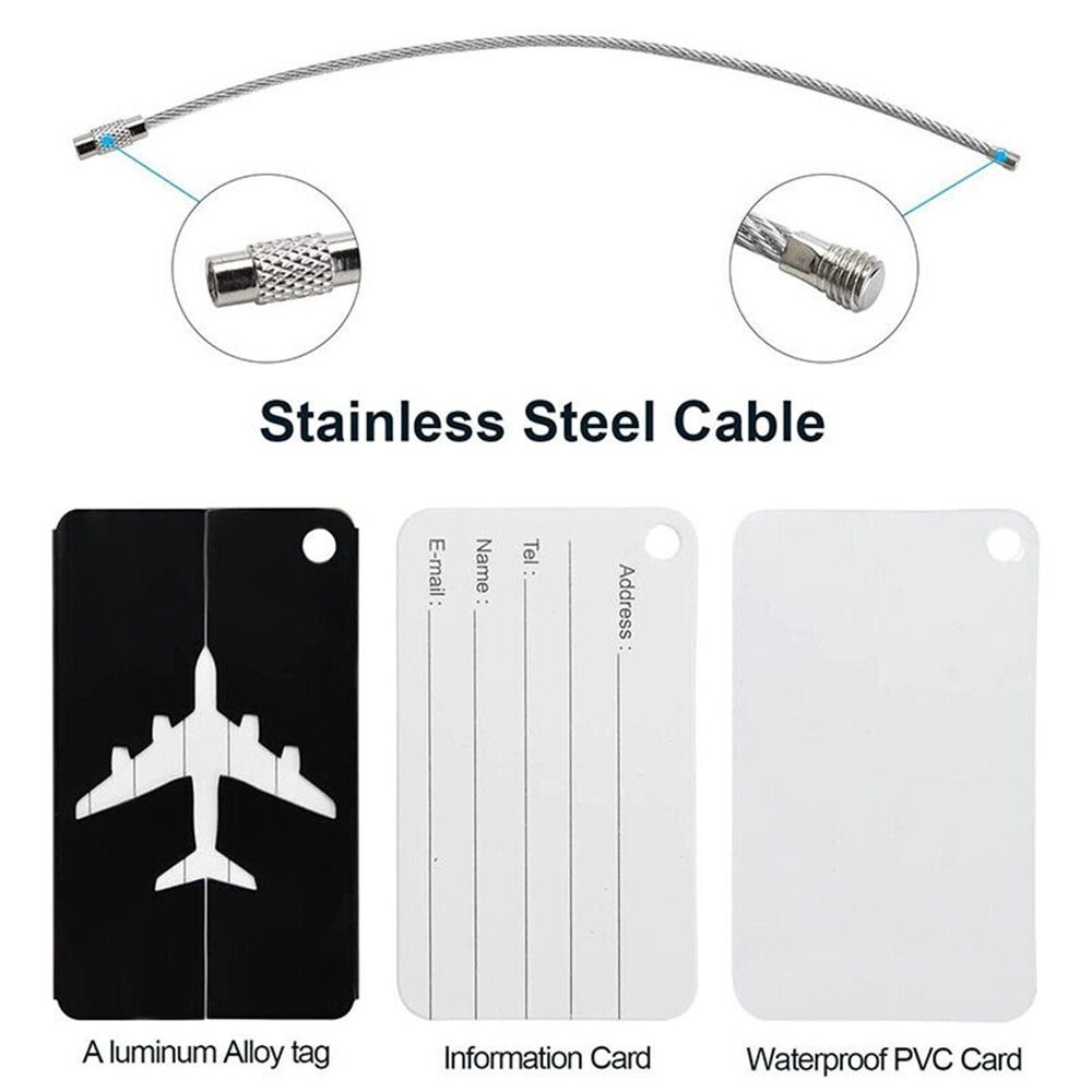 Aluminium Travel Luggage Tags  - Travel Accessories List recension och pris