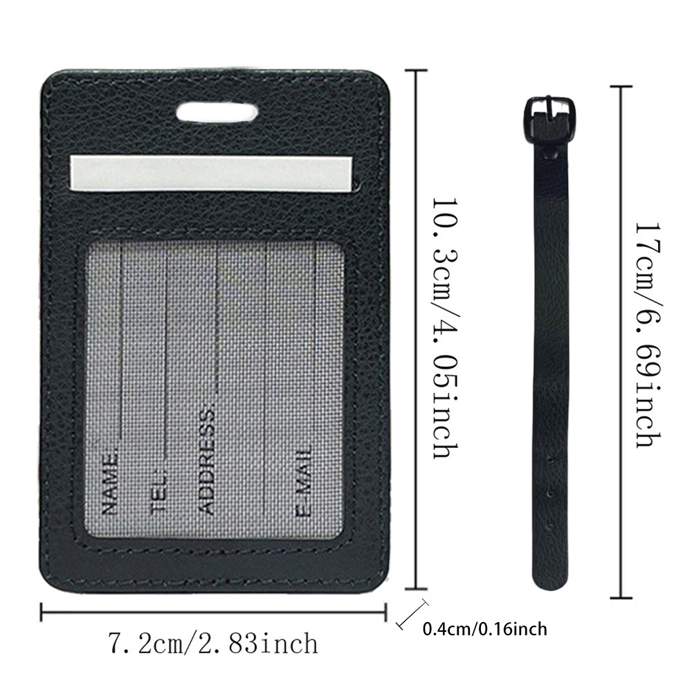Customized Name Luggage Tag PU - Travel Accessories Luggage Straps recension och pris