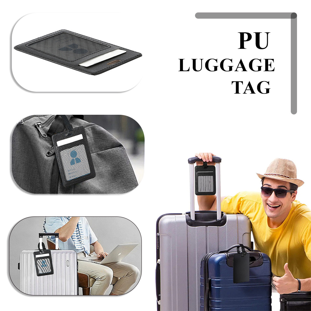 Customized Name Luggage Tag PU - Travel Accessories Luggage Straps recension och pris