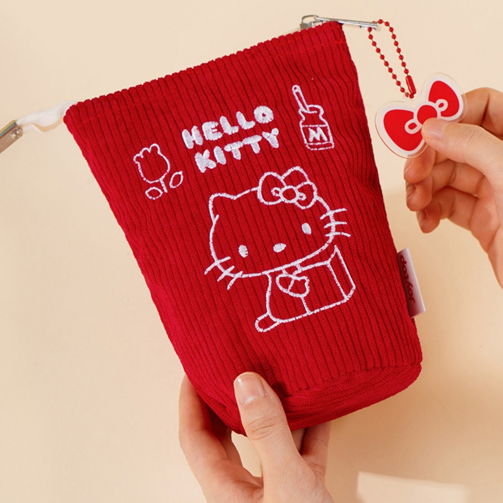 Genuine Hello Kitty Corduroy S - Travel Accessories Japan recension och pris